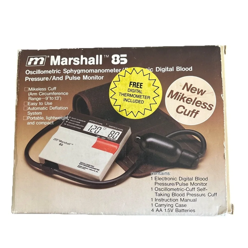 VINTAGE MARSHALL 85 BLOOD PRESSURE/PULSE MONITOR MOVIE PROP STAGE